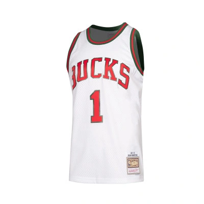 Playera NBA White Jersey Bucks 1971 Oscar Robertson