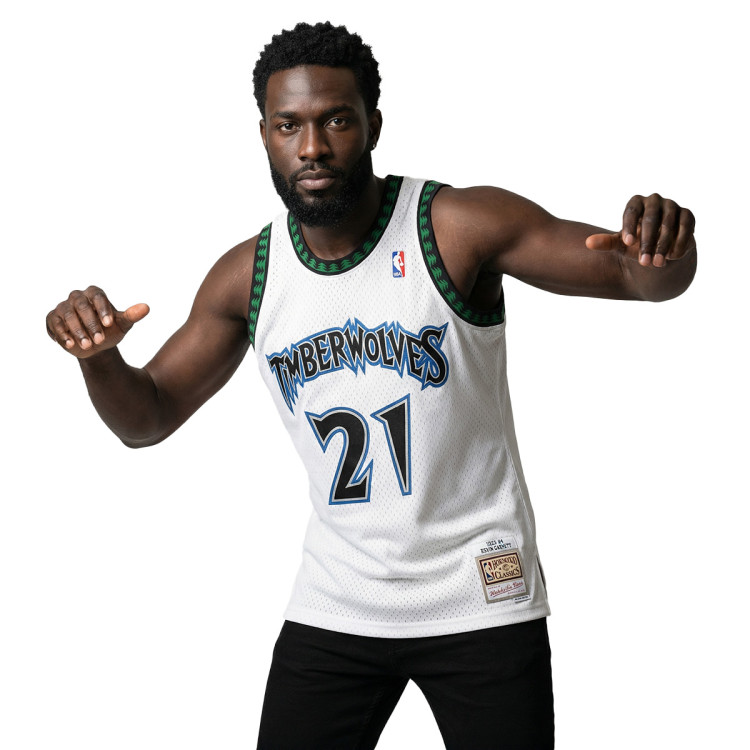 T-Shirt Mitchell & Ness NBA White Jersey MinnesotaTimberwolves