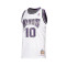 Mitchell & Ness NBA White Jersey Kings 2001 Mike Bibby Jersey