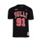 Camiseta Mitchell & Ness Name & Number Chicago Bulls Dennis Rodman