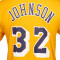Camiseta Mitchell & Ness Name & Number Tee Los Angeles Lakers Magic Johnson