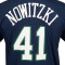 Camiseta Mitchell & Ness Name & Number Dallas Mavericks Nowitzki