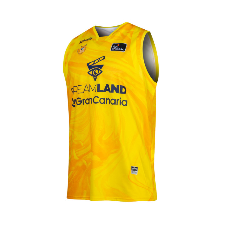 Camiseta Spalding Gran Canaria Primera Equipación 2024-2025 Yellow