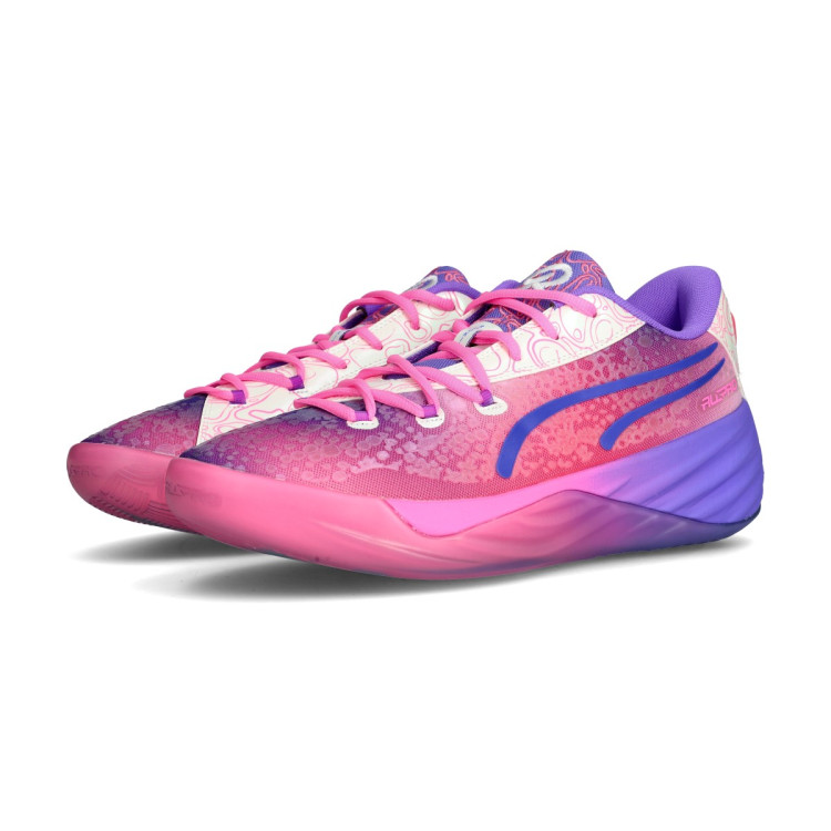 Basketball Shoes Puma All-Pro Nitro Rookicks V1 Pink-Blue