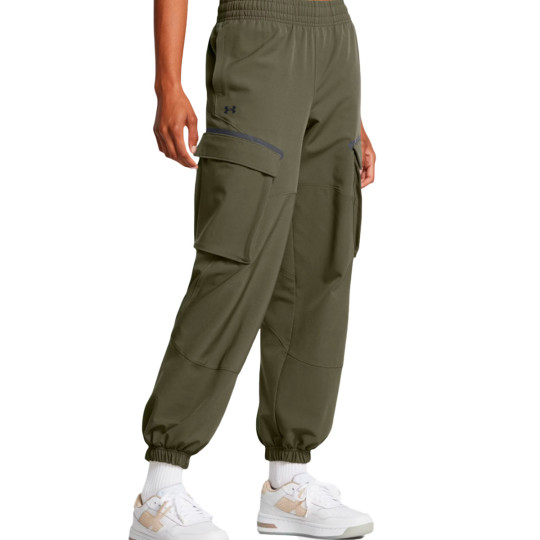 Long pants Under Armour Women s Unstoppable Cargo Green Basketball Emotion