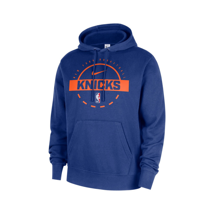 Sudadera Nike New York Knicks Club Practice Fleece Rush Blue