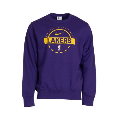 Sudadera Los Angeles Lakers Club Practice Fleece Crew