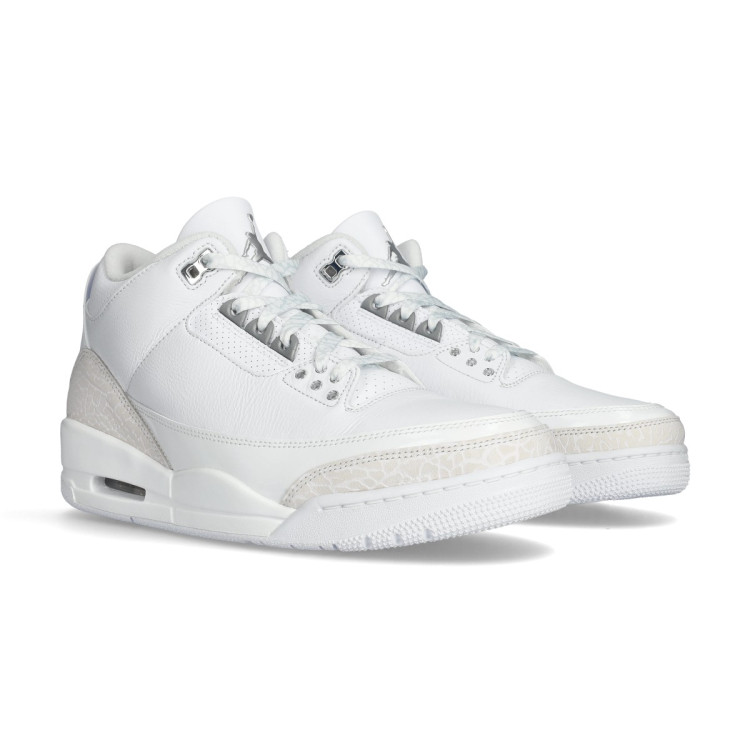 Trainers Jordan Air Jordan Retro Pure Money White-Metallic Silver