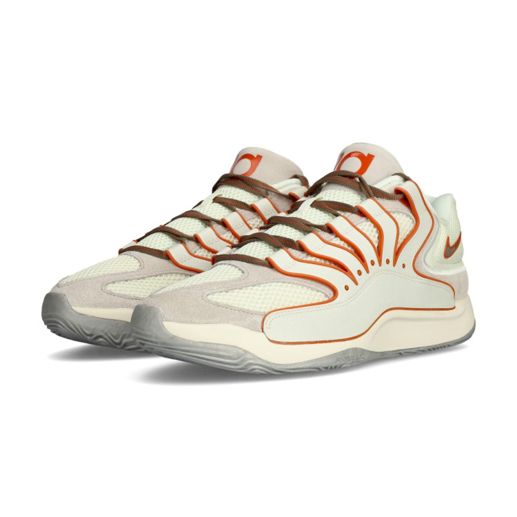 Basketball Shoes Nike KD18 Rise Soft Pearl-Campfire Orange-Light