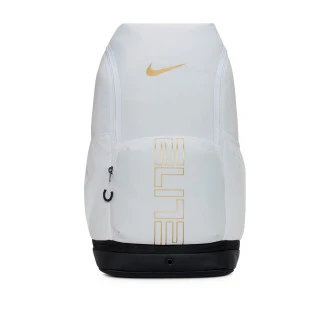Mochila Varsity Elite (32L) White-Black-Metallic Gold