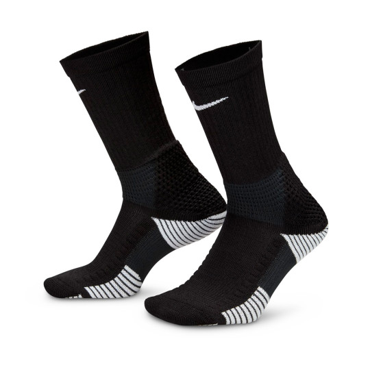 men's nba nike black elite quick crew socks