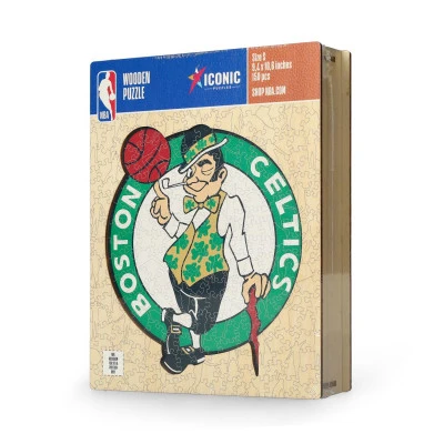 Rompecabezas De Madera Boston Celtics Logo Tamaño S (150 Piezas)