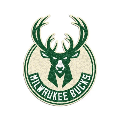 Milwaukee Bucks Logo Size S (150 Pcs) Wooden Puzzle