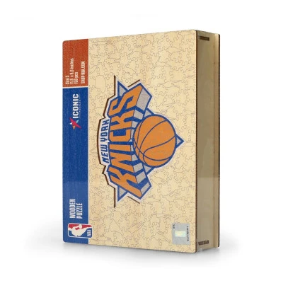 Rompecabezas De Madera New York Knicks Logo Tamaño S (150 Piezas)