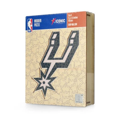 Rompecabezas De Madera San Antonio Spurs Logo Tamaño S (150 Piezas)