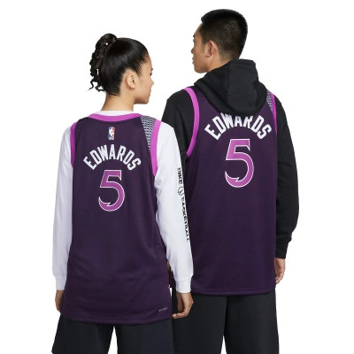 Minnesota Timberwolves Swingman City Edition Anthony Edwards T-Shirt