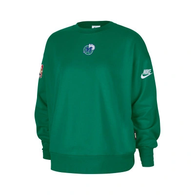 Women's Dallas Mavericks Hardwood Classics Fleece Crew Premium Sweatshirt