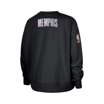 Women's Memphis Grizzlies Hardwood Classics Fleece Crew Premium Sweatshirt