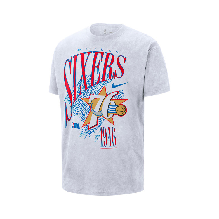 T-Shirt Nike Philadelphia 76Ers Hardwood Classics Champions White