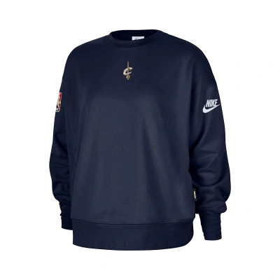 Women Cleveland Cavaliers Hardwood Classics Fleece Crew Premium Sweatshirt