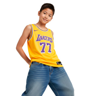 Camiseta Los Angeles Lakers Swingman Icon Edition Luka Doncic Niño
