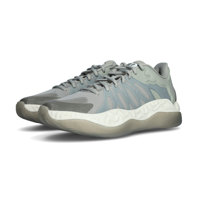 Puma HAL1.1 バスケットボールシューズ グレーエコー zapatillas-puma-hali-1-gray-