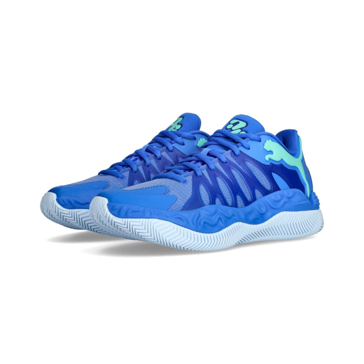 Basketball Shoes Puma Kids Hali 1 Opal Blissful Blue-Royal Saphire