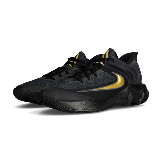 Basketball Shoes Nike Giannis Immortality 4 Black-Metallic Gold