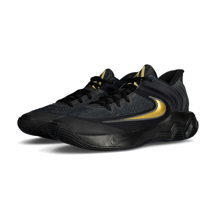 Basketball Shoes Nike Giannis Immortality 4 Black-Metallic Gold