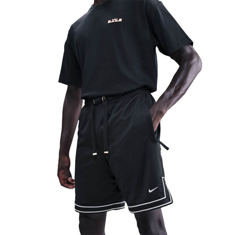 Shorts Nike Lebron James Black-Sail - Basketball Emotion