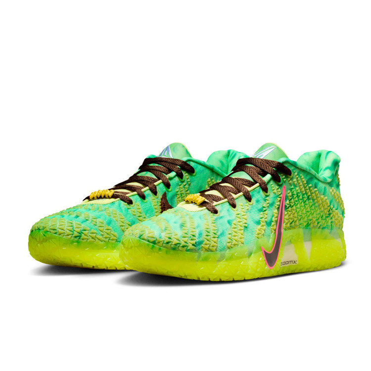 NIKE　Ja3 Spooky Season Basketball Shoes Nike Ja 3 Spooky Season Lt Lemon Twist-Black-Hemp