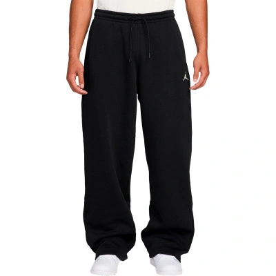 Brooklyn Fleece Oversize Open-Hem Trousers