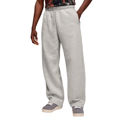 Brooklyn Fleece Oversize Open-Hem Trousers