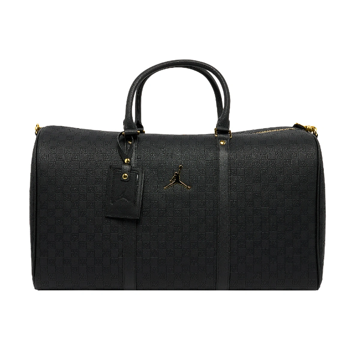 バッグ JORDAN MONOGRAM DUFFLE BAG BLACK GOLD Sports Bag Jordan Monogram Duffle Bag (25 L) Black-Gold