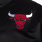 Chaqueta Mitchell & Ness Chicago Bulls Blackout Heavyweight Satin