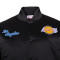 Chaqueta Mitchell & Ness Los Angeles Lakers Blackout Heavyweight Satin