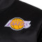 Chaqueta Mitchell & Ness Los Angeles Lakers Blackout Heavyweight Satin