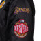 Chaqueta Mitchell & Ness Los Angeles Lakers Blackout Heavyweight Satin