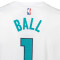 Camiseta Jordan Charlotte Hornets Essential Association Edition LaMelo Ball Niño