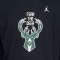 Sweatshirt Jordan Milwaukee Bucks Jumpman Crew Courtside Statement Criança