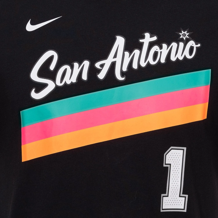 camiseta-nike-san-antonio-spurs-essential-city-edition-victor-wembanyama-nino-black-3