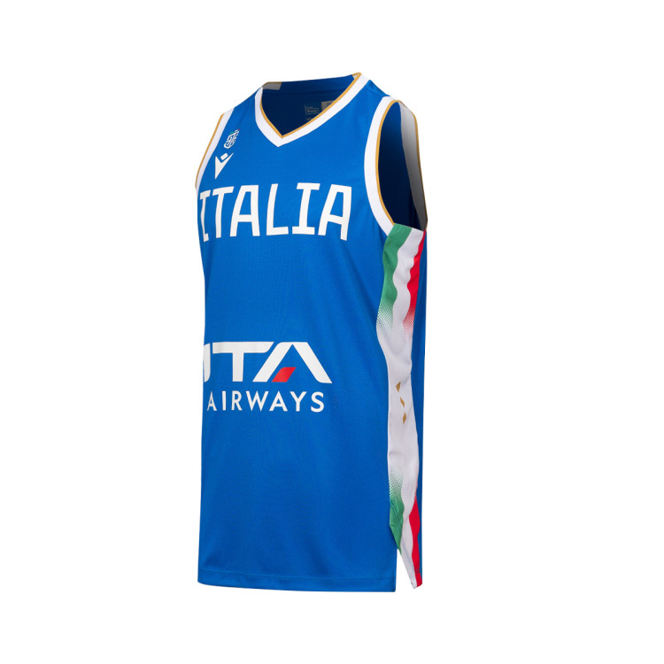 Jersey Macron Italy 2025-2026 Away Blue - Basketball Emotion