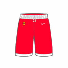 Team 25 Basketball Club Baloncesto La Flecha Shorts University Red-White
