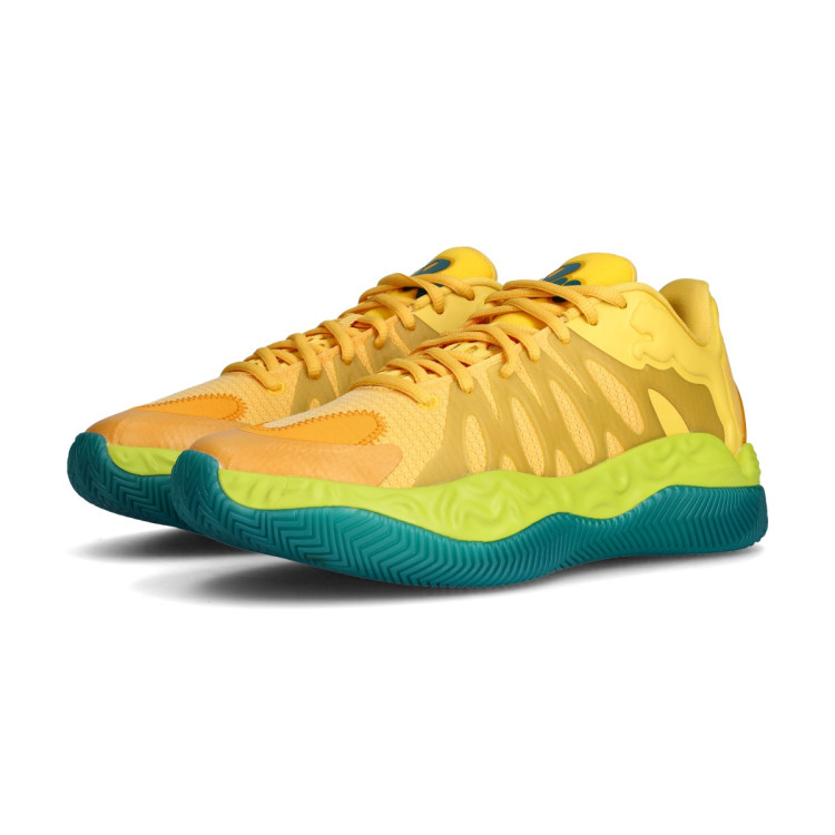 Basketball Shoes Puma Hali 1 Playoffs Ultra Blue-Fluro Green Pes
