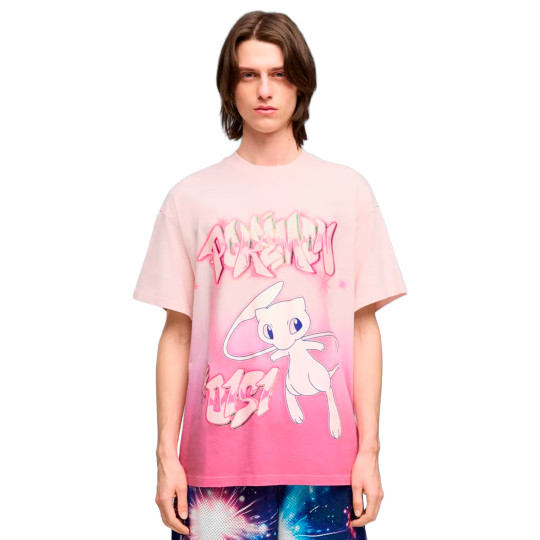 試着のみ美品　pois ポワ blouse tee ピンク camiseta-puma-pokemon-x-hoops-