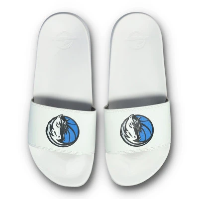 Motto Dallas Mavericks White Flip-flops