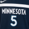 Camiseta Nike Minnesota Timberwolves Icon Edition Anthony Edwards Preescolar