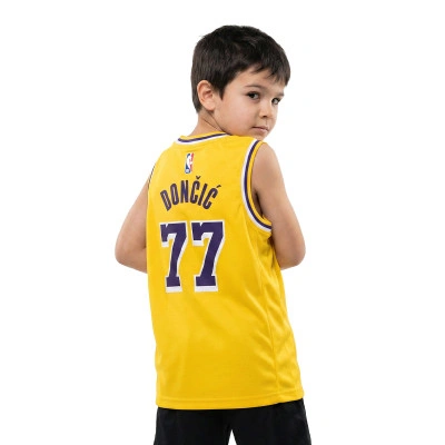 Los Angeles Lakers Icon Edition Luka Doncic Preescolar Trikot