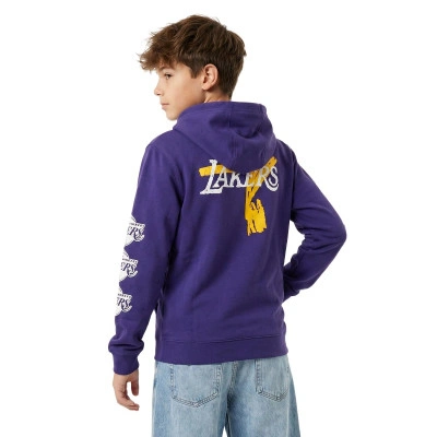 Los Angeles Lakers Club Premium Courtside Niño Sweatshirt