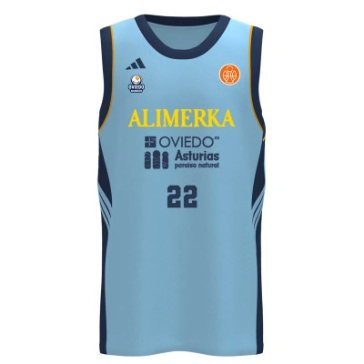 Oviedo CB 2ª Equipación Nombre + Dorsal 2025-2026 Niño Jersey